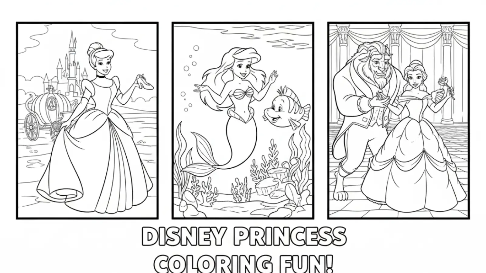 disney princess coloring pages