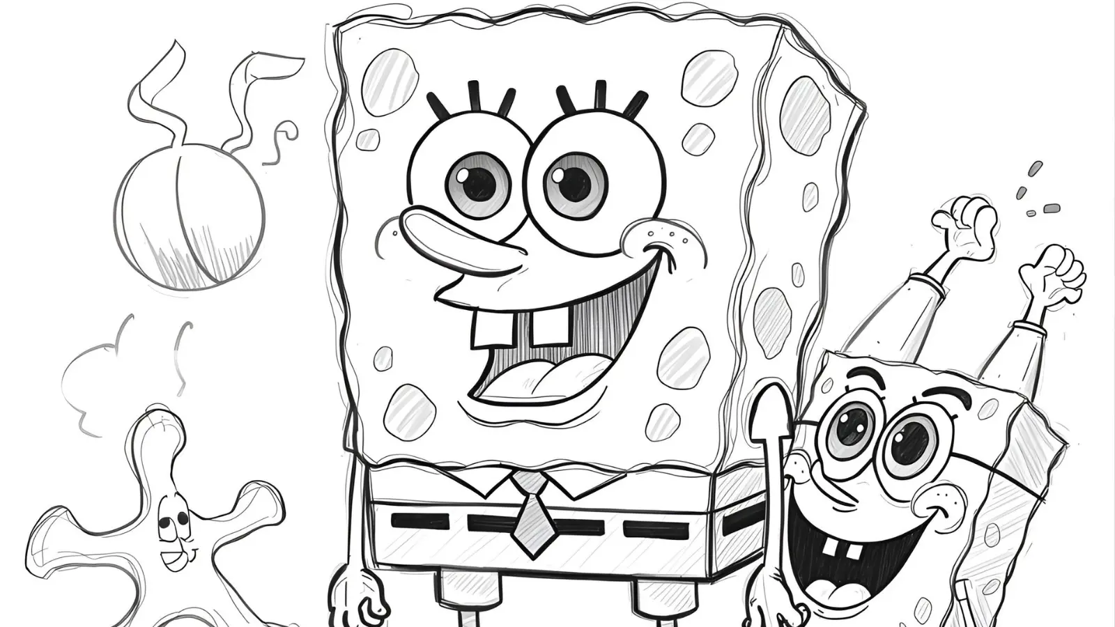 spongebob coloring pages
