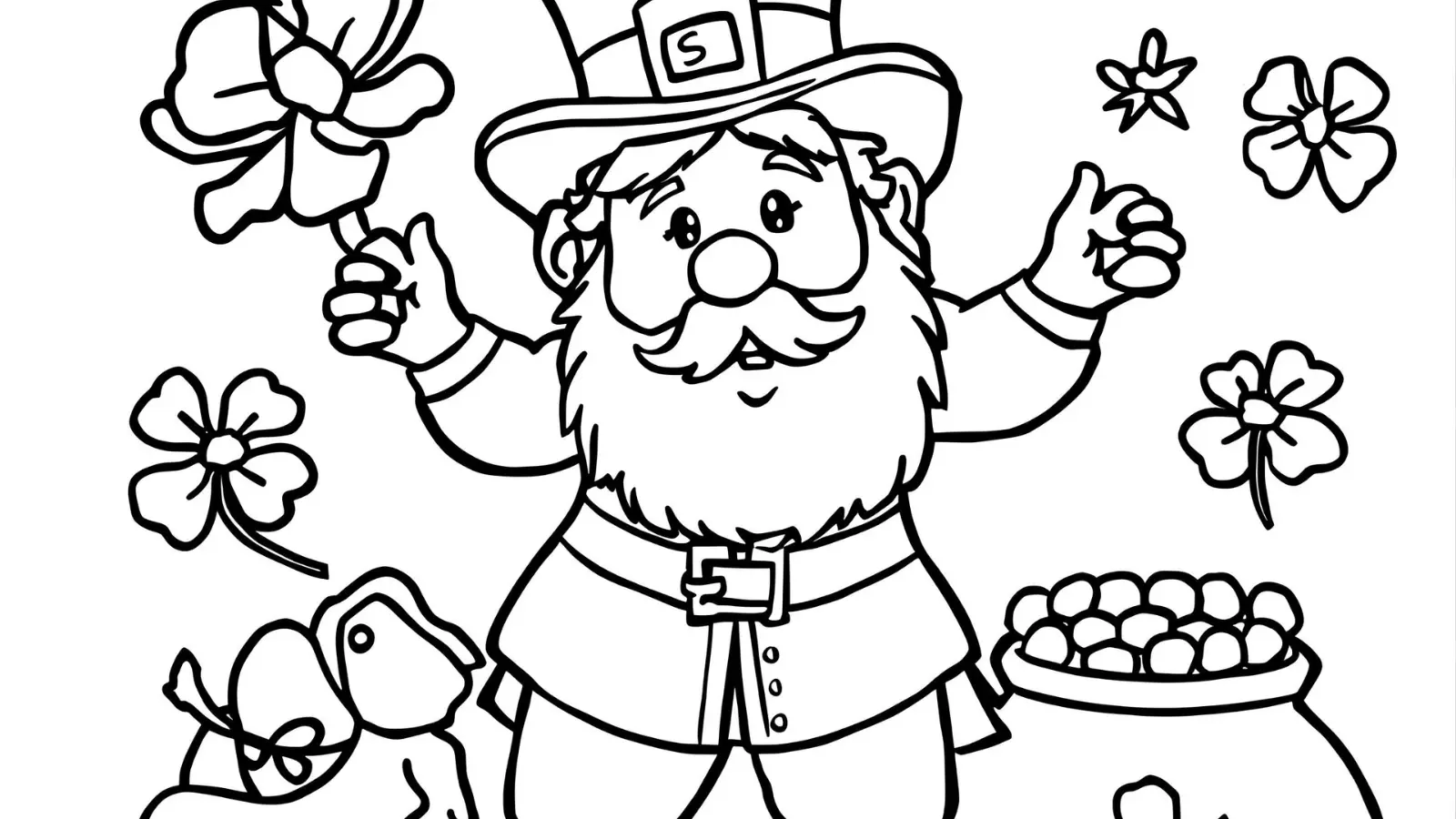st patrick s day coloring pages