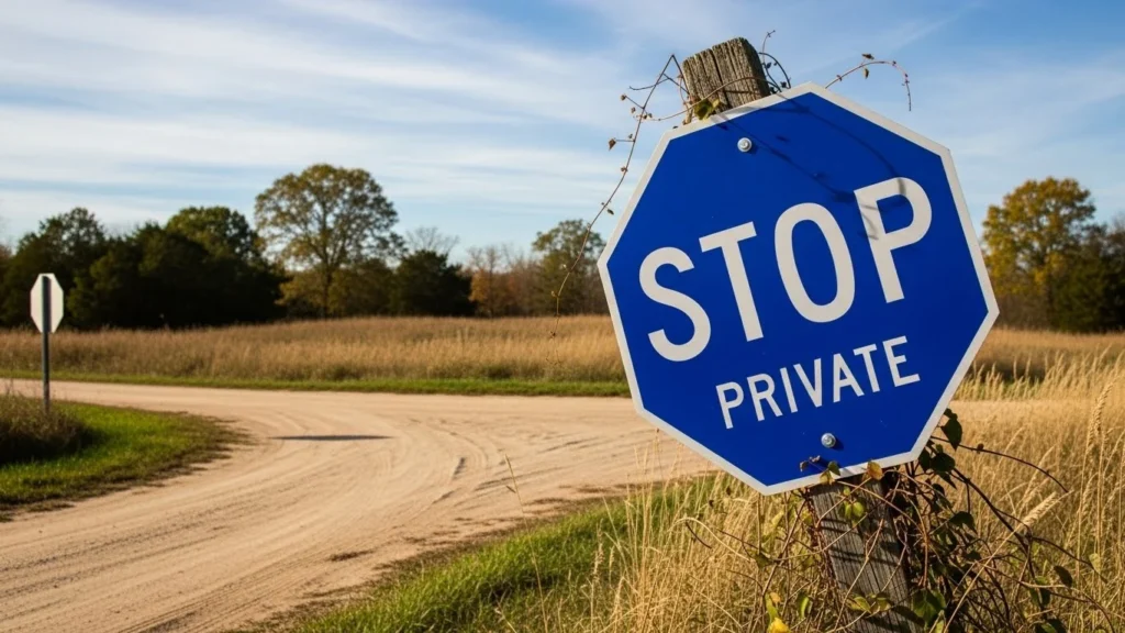 What Does a Blue Stop Sign Mean?