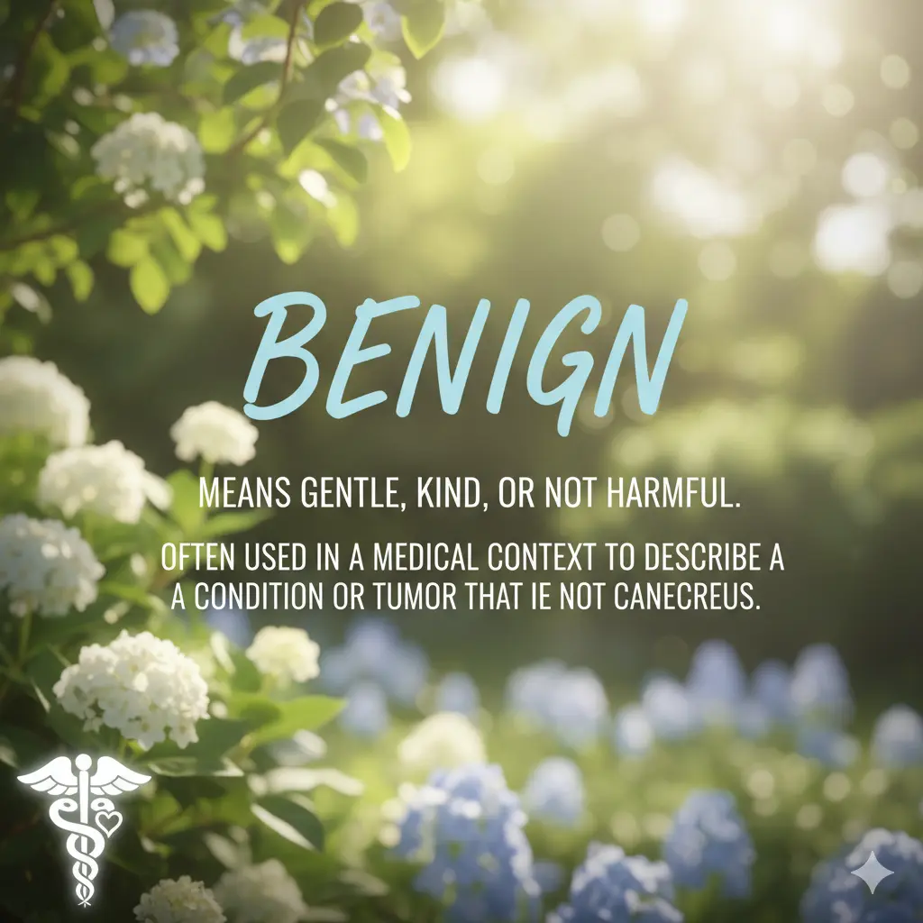 what does benign mean