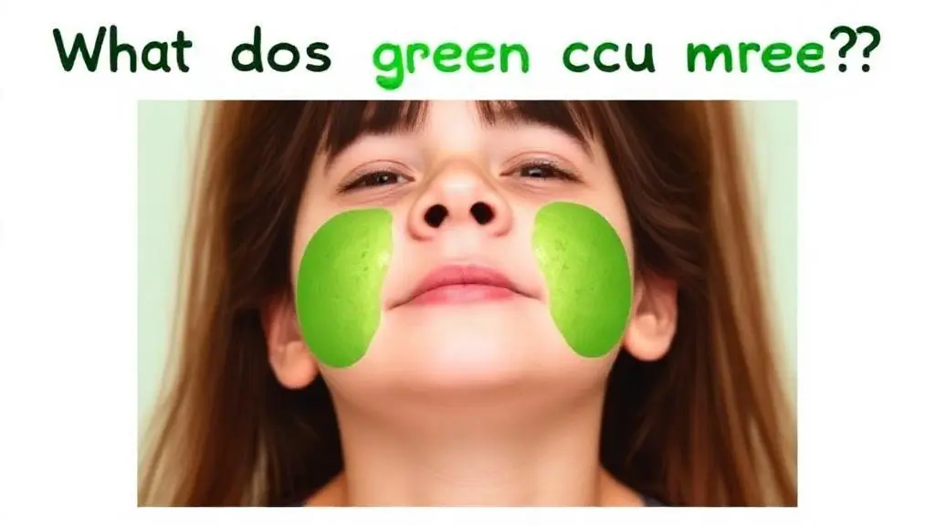 what does green mucus mean