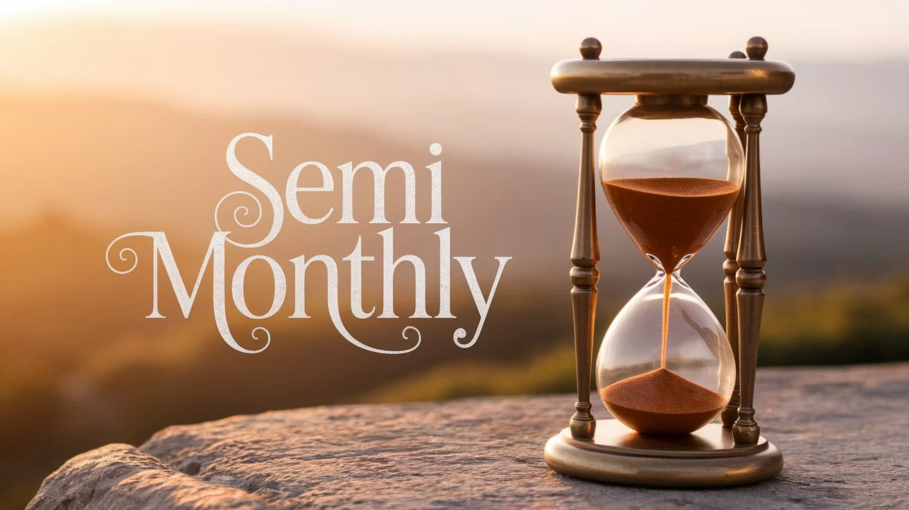 what does semi monthly mean