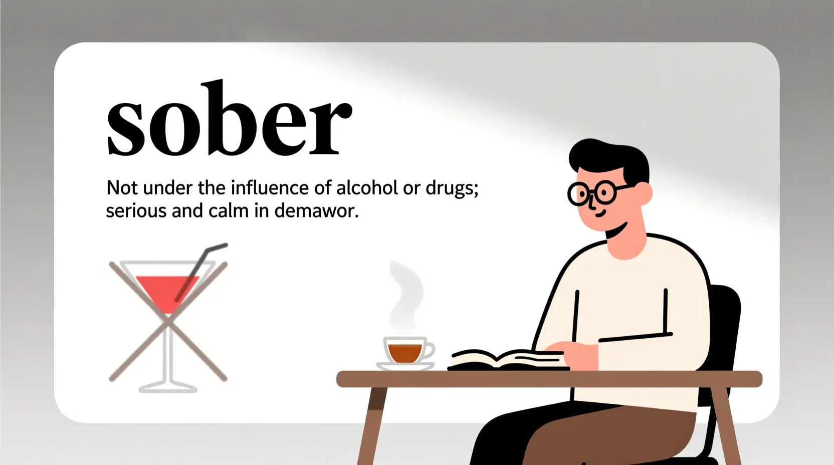 what does sober mean
