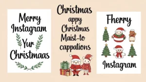 cute christmas captions for instagram