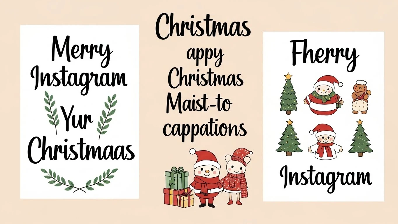cute christmas captions for instagram